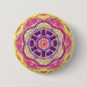Mandala-Button "King of Healing" Button (Vorderseite)