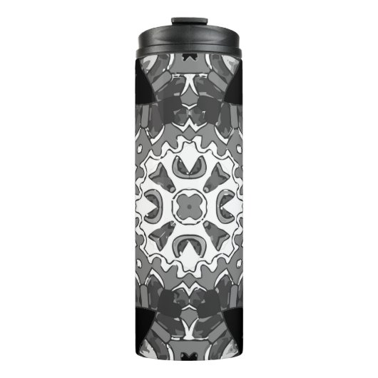 Mandala-Calmin-Farbseite Thermosbecher (Vorderseite)
