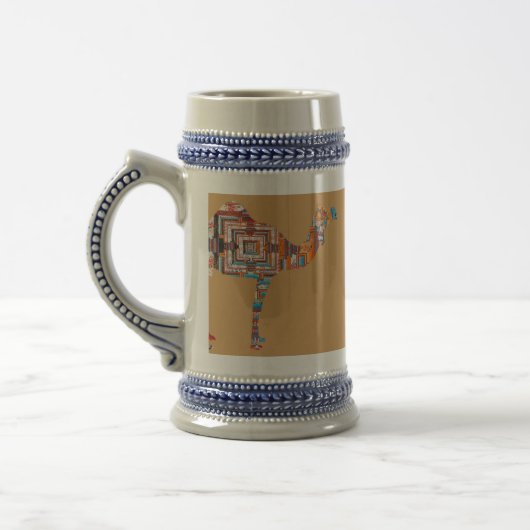 mandala camel bierglas (Links)