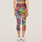 Mandala capri leggings (Rückseite)