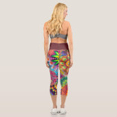 Mandala capri leggings (Rückseite)