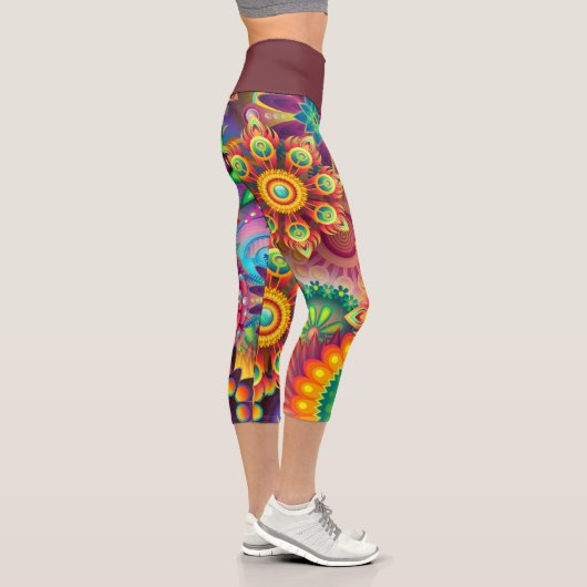 Mandala capri leggings (Rechts)