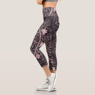 Mandala Capri Leggings