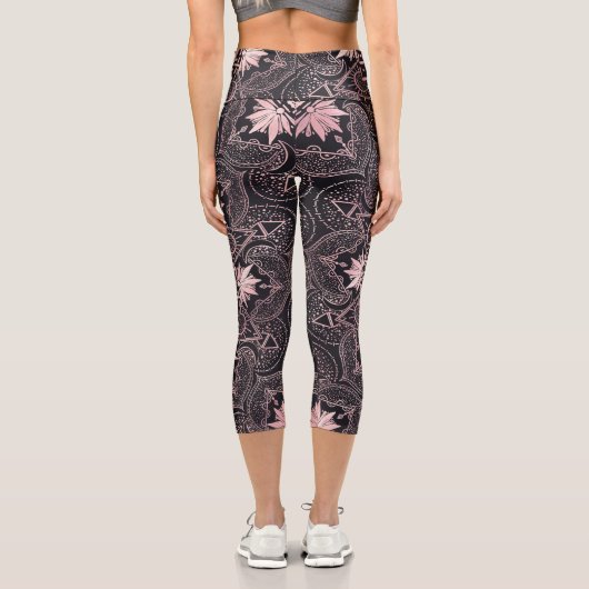 Mandala Capri Leggings (Rückseite)