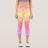 Mandala Capri Leggings (Vorderseite)
