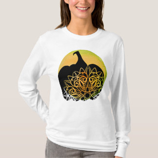 Mandala Carved Pumpkin mit Autumn Moon T - Shirt