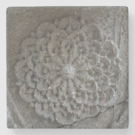 Mandala Carved Stone Foto Marble Stone Untersetzer