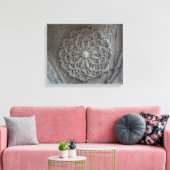 Mandala Carved Stone Foto Single Leinwanddruck (Insitu (Wohnzimmer))