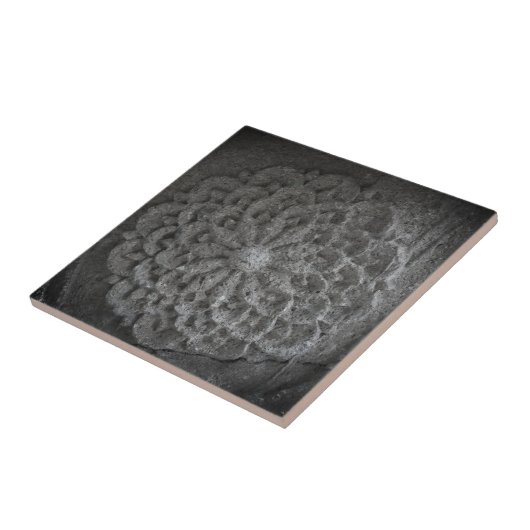 Mandala Carved Stone Foto Tile Fliese (Seite)