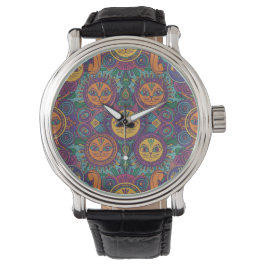 Mandala Cat Art Watch Armbanduhr