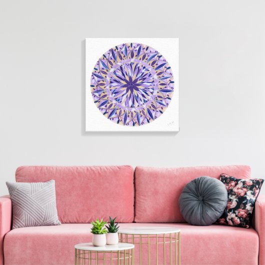 Mandala Celestia Leinwanddruck (Insitu (Wohnzimmer))