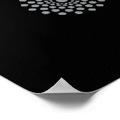 Mandala Center Nur Vorlage Poster (Ecke)