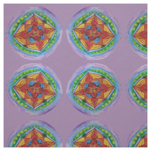 Mandala Center Zen Handgemalte Stoffe (Muster)