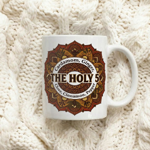 Mandala-Chai-Rezept-Tee Die heiligen 5  Kaffeetasse