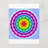 Mandala Chakra Postkarte (Vorderseite)