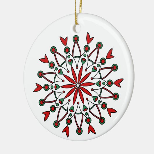 Mandala Christmas Ornament (Links)