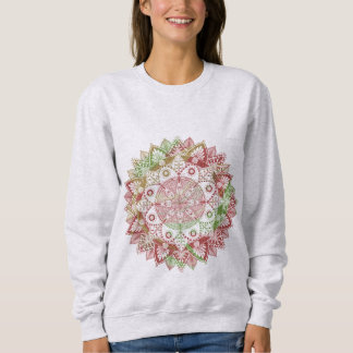 Mandala Christmas Shimmer Sweatshirt