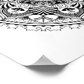 Mandala Circle 2 Poster (Ecke)
