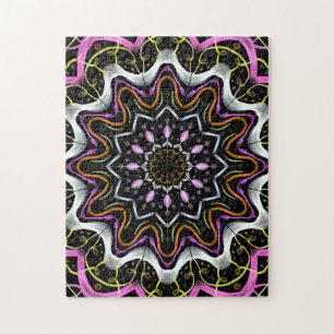 Mandala Circle Art Bright Creative Pattern Puzzle