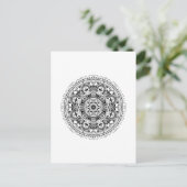 Mandala Circle Postkarte (Stehend Vorderseite)