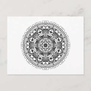 Mandala Circle Postkarte