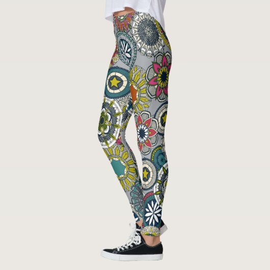 Mandala Cirque Festival Silber Leggings (Links)