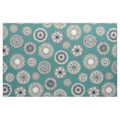 Mandala Cirque Spot aquamarin Stoff (Fat Quarter (45,7 x 55,9 cm))