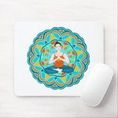 Mandala citrus mousepad (Mit Mouse)