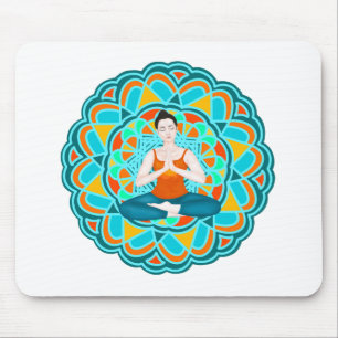 Mandala citrus mousepad