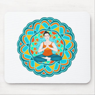 Mandala citrus mousepad