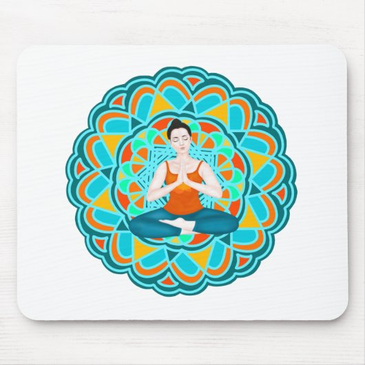 Mandala citrus mousepad (Vorne)