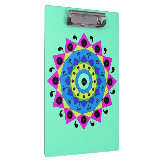 Mandala Clipboard Klemmbrett (Rechts)