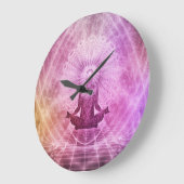 Mandala Clock Große Wanduhr (Winkel)