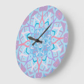 Mandala Clock Große Wanduhr (Winkel)
