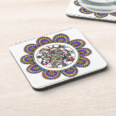 mandala coasters getränkeuntersetzer (Linke Seite)