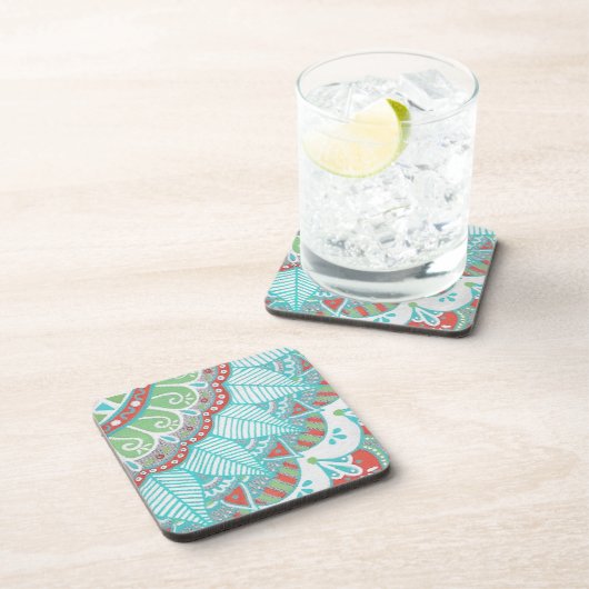 Mandala Coasters~Set von 6 Untersetzer (Rechte Seite)