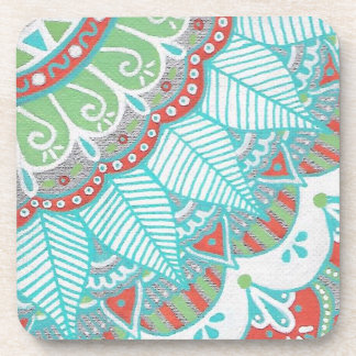 Mandala Coasters~Set von 6 Untersetzer