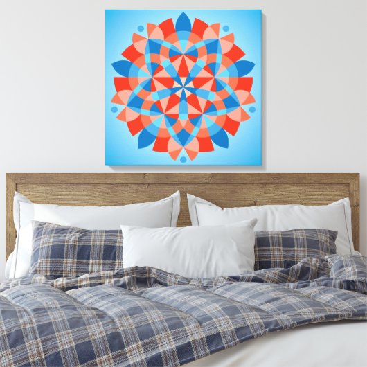 Mandala Cognition Leinwanddruck (Insitu (Schlafzimmer))