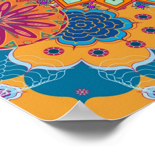 Mandala Collage Poster (Ecke)