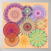 Mandala Collage Three Poster (Vorne)