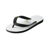 MANDALA COLORED LOTUS BLUME KINDERBADESANDALEN (Schrägansicht)