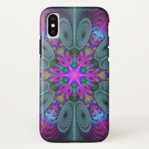 Mandala Colorful Spirituelles Fraktal Kunst, Dicht Case-Mate iPhone Hülle
