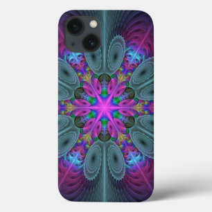 Mandala Colorful Spirituelles Fraktal Kunst, Dicht Case-Mate iPhone Hülle