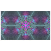 Mandala Colorful Spirituelles Fraktal Kunst, Dicht Tischdecke (Vorderseite (Horizontal))