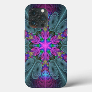 Mandala Colorful Strickendes Fraktal Kunst Kaleido Case-Mate iPhone Hülle