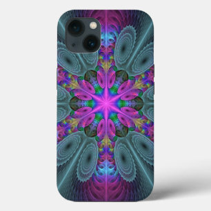 Mandala Colorful Strickendes Fraktal Kunst Kaleido Case-Mate iPhone Hülle