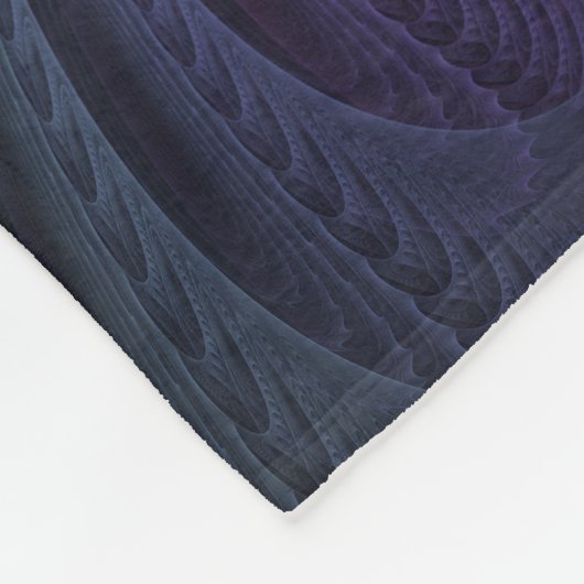 Mandala Colorful Strickendes Fraktal Kunst Kaleido Fleecedecke (Ecke)