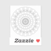 Mandala-Coloring-Page-Coloring-Buch Aufkleber (Blatt)
