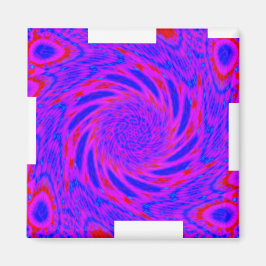 Mandala-colorpink-blau-LIEBE-Kaleidoskop RMDESIGN Magnet