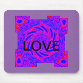 Mandala-colorpink-blau-LIEBE-Kaleidoskop RMDESIGN Mousepad
